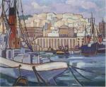 Antoinette HENTZ  "Le port d'Alger"
