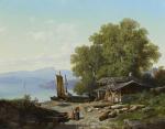 Victor Alexandre GARNIER  "Lac italien"