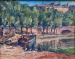Georges BERNANOSE       :  La Seine à Paris