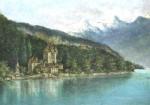 Edouard-Claude PESTEL       :  Das Schloss Oberhofen am Thunersee