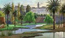 William BIEHN  "Vue de Meknès"