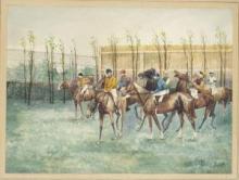 A_Albert CHARLET_Chevaux avant la course.jpg