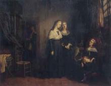 Léonie DUSSEUIL  "Marie Antoinette au Temple"