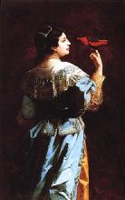 Léonie EHRMANN  "La cantatrice Adelina Patti"