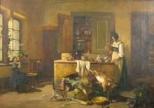 Paul Emile FAIVRE  "Intérieur lorrain"