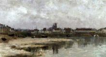 Marie-Auguste FLAMENG  "Vue de Cancale"