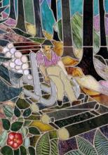 André LEMOINE  "vitrail"