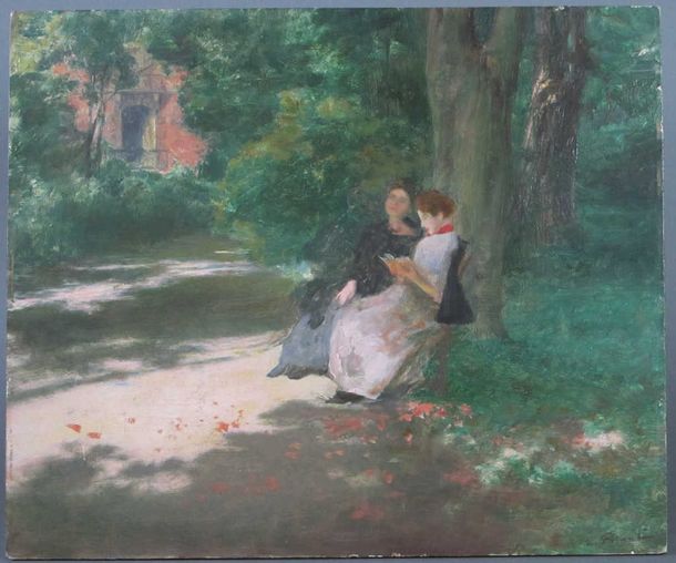 O_FRIANT - La lecture dans le parc.jpg