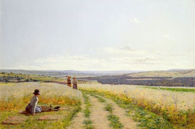 Jean F Monchablon - Girl in the Fields - (MeisterDrucke-182634).jpg