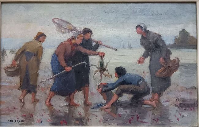 O_FEYEN - Scène de pêche à pied. (1).jpg