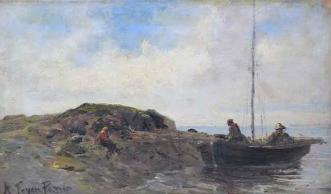 O_FEYEN-PERRIN - 'Pêcheur sur la côte'.jpg