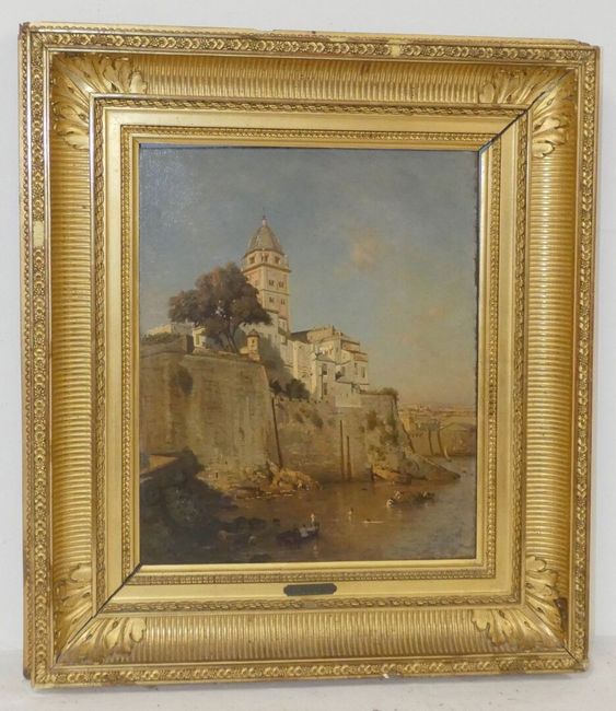 O_FRANCAIS -  'Le monastère, paysage italien' .jpg