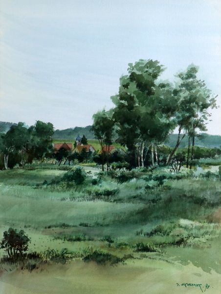 O_GRIESEMER - Village alsacien.jpg