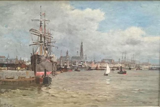 O_PETITJEAN - Bateaux_à_quai.jpg