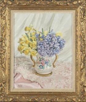 O_COTTIN - Bouquet_de_jonquilles_et_violettes.jpg