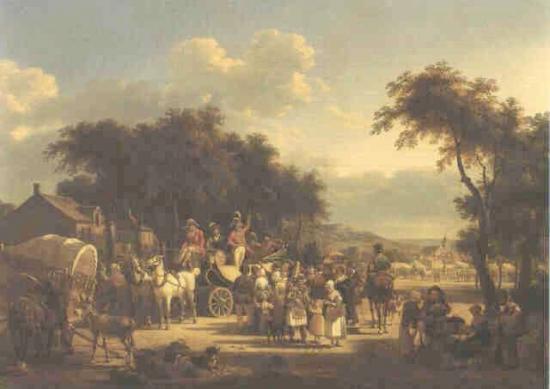 jean-françois-demay-un-officier-dans-un-caleche-haranguant-la-foule-dun-fete---foraine-dans-un-village.jpg