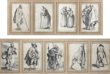 Jacques CALLOT       :  Les Gueux
