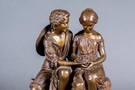 Charles CUMBERWORTH       :  Le couple au nid d'oiseaux