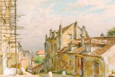 Alfred RENAUDIN       :  Montmartre et la maison de Mimi-Pinson