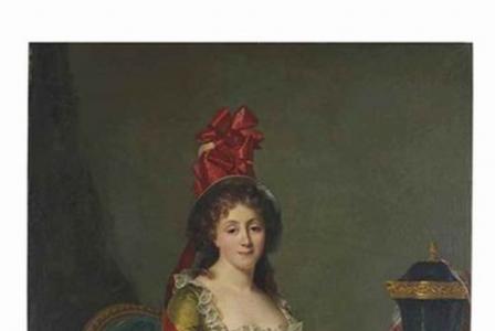 Rose-Adélaïde DUCREUX       :  Portrait de dame assise