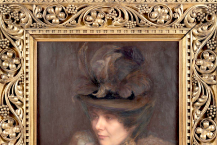 Emile FRIANT       :  Portrait de Madame Paul.