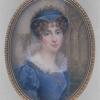 Pauline AUGUSTIN née du CRUET "Jeune femme en robe bleue"