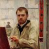 Emile FRIANT  "Auto-portrait"