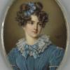 André-Léon LARUE  "Portrait de jeune femme"