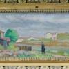 Louis THIRIOT  "Vue du canal à Malzéville"