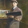 "Henry GROSJEAN  "Auto-portrait"