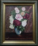 Louise KRONER       :  Vase de fleurs