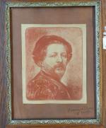 Paul DESCELLES       :  Autoportrait