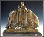 Emile BACHELET  "Saint Georges terrassant le dragon"