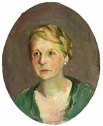 Andrée Anne Canel  "Portrait de jeune femme"