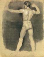 François Joseph DEUTSCH  "Académie d'homme nu"