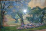 Alfred LEVY  "Le parc de la Pépinière à Nancy"