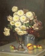 Paul MARTIGNON  "Vase de fleurs"