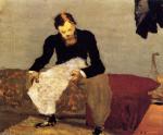 Ker Xavier ROUSSEL  lisant son journal par Vuillard