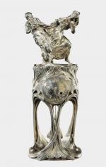 Félix VOULOT  "Pendule en bronze"