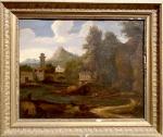 MANGIN       :  Paysage d'Italie 