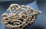 Ferdinand KAUFFER       :  Partie de chatelaine en or