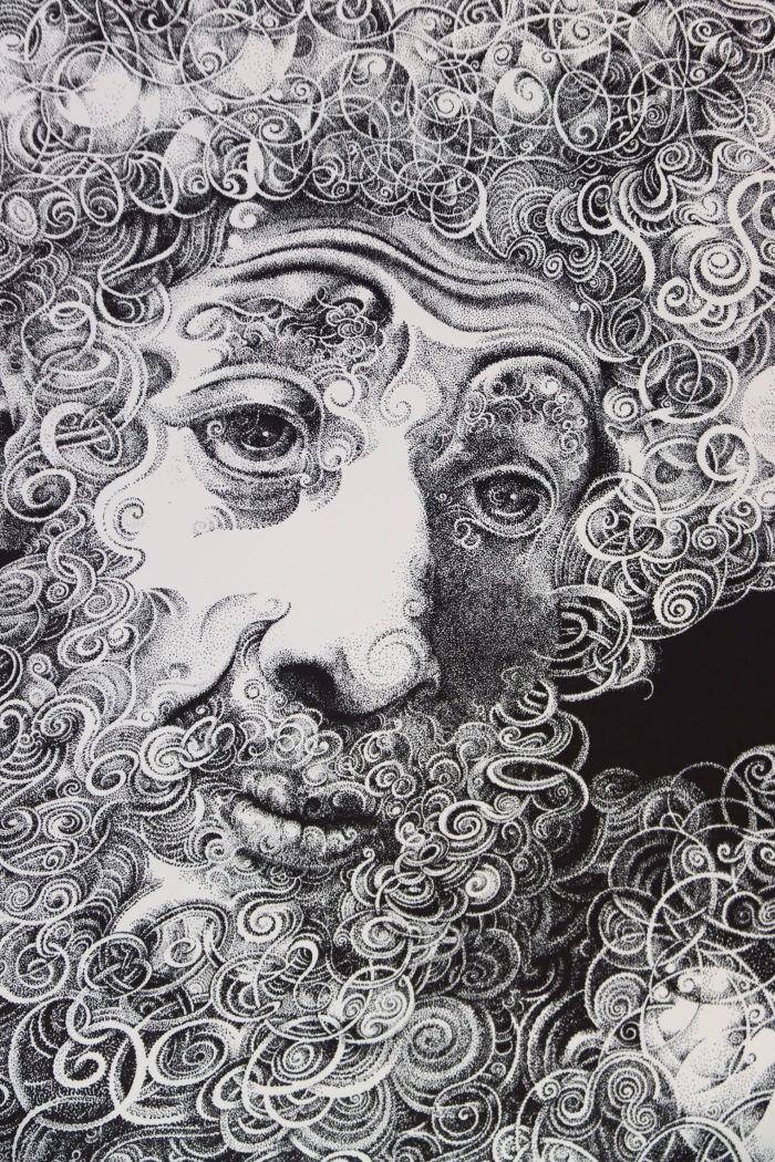 Roland GRÜNBERG   -   Homme aux boucles
