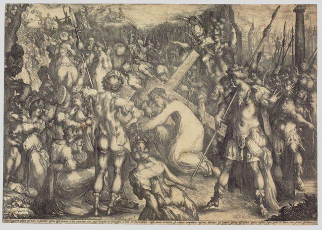 Jacques de BELLANGE       :  Le Christ portant la Croix