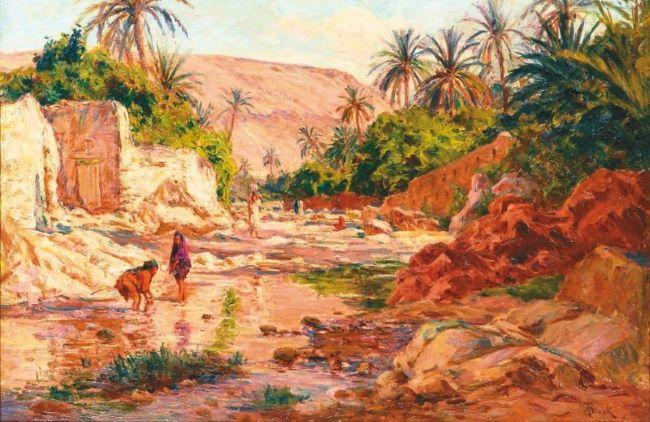 Alphonse BIRCK       :  "Dans l'oued de Bou Saâda"