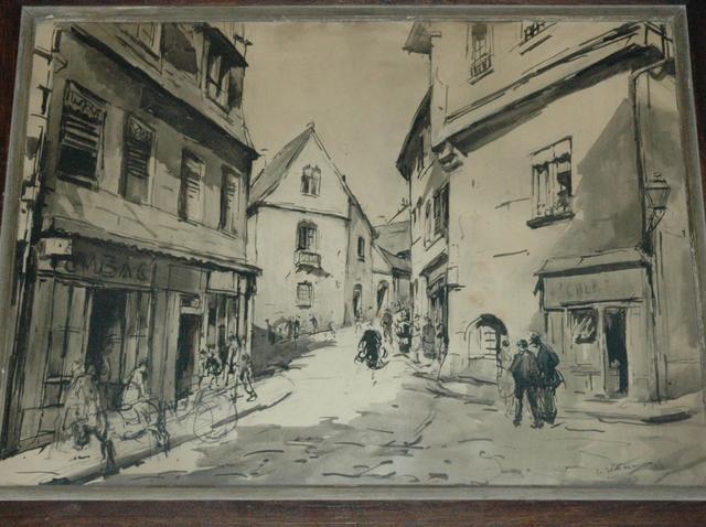 Charles WITTMANN       :   Rue animée