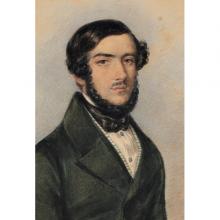 Candide BLAIZE  "portrait d'homme"