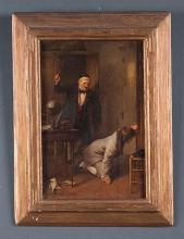 Victor de BORNSCHLEGEL  "La correction"