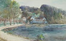 Henri CALOT "Le lac" Henri CALOT "Le lac"