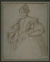 Médard CHUPIN  "Personnage en costume de mascarade"