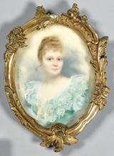 Jeanne CONTAL  "Portrait de la Marquise de Pomereu"